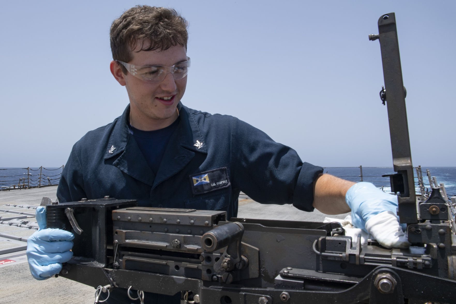 Dempsey serves aboard USS Mason